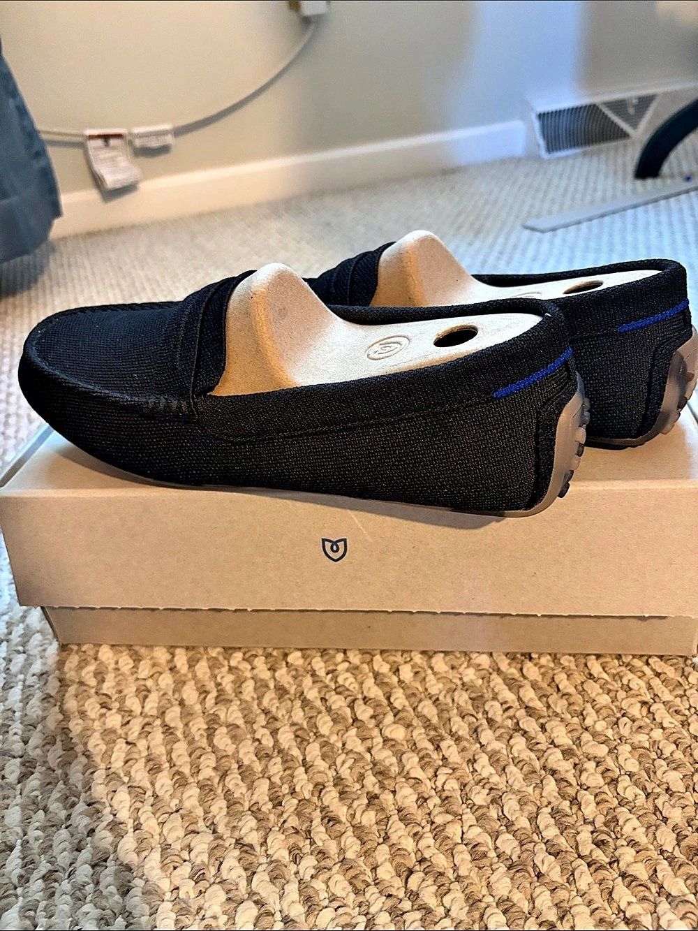 Rothy's The Daily Driver Black Loafers US 9.5 New never worn